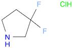 Pyrrolidine, 3,3-difluoro-, hydrochloride (1:1)