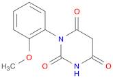 2,4,6(1H,3H,5H)-Pyrimidinetrione, 1-(2-methoxyphenyl)-