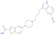 2-Benzofurancarboxamide, 5-[4-[4-(5-cyano-1H-indol-3-yl)butyl]-1-piperazinyl]-