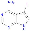 7H-Pyrrolo[2,3-d]pyrimidin-4-amine, 5-iodo-