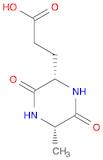 2-Piperazinepropanoic acid, 5-methyl-3,6-dioxo-, (2S,5S)-