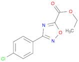 1,2,4-Oxadiazole-5-carboxylic acid, 3-(4-chlorophenyl)-, ethyl ester