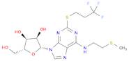 Adenosine, N-[2-(methylthio)ethyl]-2-[(3,3,3-trifluoropropyl)thio]- (9CI)