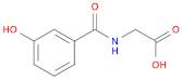 Glycine, N-(3-hydroxybenzoyl)-