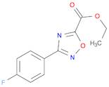 1,2,4-OXADIAZOLE-5-CARBOXYLIC ACID, 3-(4-FLUOROPHENYL)-, ETHYL ESTER