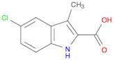 1H-Indole-2-carboxylic acid, 5-chloro-3-methyl-