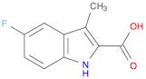 1H-Indole-2-carboxylic acid, 5-fluoro-3-methyl-