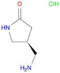 2-Pyrrolidinone, 4-(aminomethyl)-, hydrochloride (1:1), (4S)-