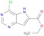 5H-Pyrrolo[3,2-d]pyrimidine-6-carboxylic acid, 4-chloro-, ethyl ester