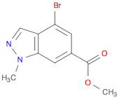 1H-Indazole-6-carboxylic acid, 4-bromo-1-methyl-, methyl ester