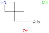 2-Azaspiro[3.3]heptan-6-ol, 6-methyl-, hydrochloride (1:1)