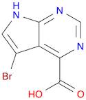 7H-Pyrrolo[2,3-d]pyrimidine-4-carboxylic acid, 5-bromo-