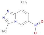 1,2,4-Triazolo[4,3-a]pyridine, 3,8-dimethyl-6-nitro-