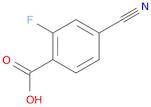 Benzoic acid, 4-cyano-2-fluoro-