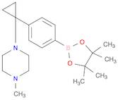 Piperazine, 1-methyl-4-[1-[4-(4,4,5,5-tetramethyl-1,3,2-dioxaborolan-2-yl)phenyl]cyclopropyl]-