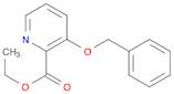 2-Pyridinecarboxylic acid, 3-(phenylmethoxy)-, ethyl ester