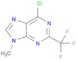 9H-Purine, 6-chloro-9-methyl-2-(trifluoromethyl)-