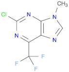 9H-Purine, 2-chloro-9-methyl-6-(trifluoromethyl)-