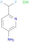 3-Pyridinamine, 6-(difluoromethyl)-, hydrochloride (1:1)