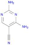 5-Pyrimidinecarbonitrile, 2,4-diamino-