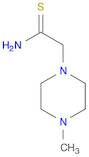 1-Piperazineethanethioamide, 4-methyl-