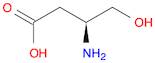 Butanoic acid, 3-amino-4-hydroxy-, (3S)-