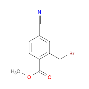 Benzoic acid, 2-(bromomethyl)-4-cyano-, methyl ester