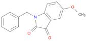 1H-Indole-2,3-dione, 5-methoxy-1-(phenylmethyl)-
