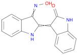 2H-Indol-2-one, 3-[1,3-dihydro-3-(hydroxyimino)-2H-indol-2-ylidene]-1,3-dihydro-
