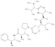 L-Valinamide, N,N-dimethyl-L-valyl-N-[(1S,2R)-4-[(2S)-2-[(1R,2R)-3-[[(1R,2S)-2-hydroxy-1-methyl-2-phenylethyl]amino]-1-methoxy-2-methyl-3-oxopropyl]-1-pyrrolidinyl]-2-methoxy-1-[(1S)-1-methylpropyl]-4-oxobutyl]-N-methyl-