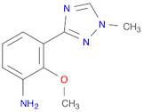 Benzenamine, 2-methoxy-3-(1-methyl-1H-1,2,4-triazol-3-yl)-
