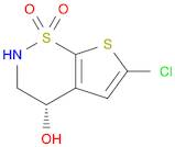 2H-Thieno[3,2-e]-1,2-thiazin-4-ol, 6-chloro-3,4-dihydro-, 1,1-dioxide, (4S)-