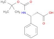 Benzenepropanoic acid, β-[[(1,1-dimethylethoxy)carbonyl]amino]-, (βR)-