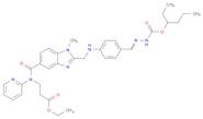 β-Alanine, N-[[2-[[[4-[[[(1-ethylbutoxy)carbonyl]amino]iminomethyl]phenyl]amino]methyl]-1-methyl-1H-benzimidazol-5-yl]carbonyl]-N-2-pyridinyl-, ethyl ester