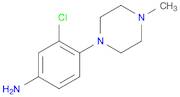 Benzenamine, 3-chloro-4-(4-methyl-1-piperazinyl)-