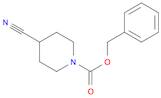 1-Piperidinecarboxylic acid, 4-cyano-, phenylmethyl ester