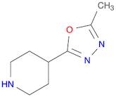 Piperidine, 4-(5-methyl-1,3,4-oxadiazol-2-yl)-