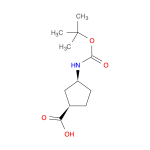 Cyclopentanecarboxylic acid, 3-[[(1,1-dimethylethoxy)carbonyl]amino]-, (1R,3S)-