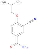 Benzamide, 3-cyano-4-(2-methylpropoxy)-