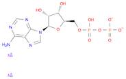 Adenosine 5'-(trihydrogen diphosphate), sodium salt (1:2)