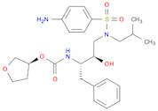 Carbamic acid, N-[(1S,2R)-3-[[(4-aminophenyl)sulfonyl](2-methylpropyl)amino]-2-hydroxy-1-(phenylmethyl)propyl]-, (3S)-tetrahydro-3-furanyl ester
