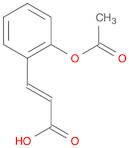 2-Propenoic acid, 3-[2-(acetyloxy)phenyl]-, (2E)-
