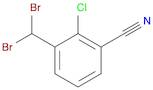 Benzonitrile, 2-chloro-3-(dibromomethyl)-