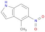 1H-Indole, 4-methyl-5-nitro-