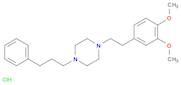 Piperazine, 1-[2-(3,4-dimethoxyphenyl)ethyl]-4-(3-phenylpropyl)-, hydrochloride (1:2)