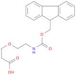 Propanoic acid, 3-[2-[[(9H-fluoren-9-ylmethoxy)carbonyl]amino]ethoxy]-
