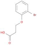 Propanoic acid, 3-(2-bromophenoxy)-