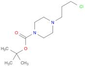 1-Piperazinecarboxylic acid, 4-(3-chloropropyl)-, 1,1-dimethylethyl ester