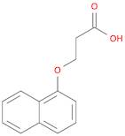 Propanoic acid, 3-(1-naphthalenyloxy)-