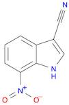 1H-Indole-3-carbonitrile, 7-nitro-